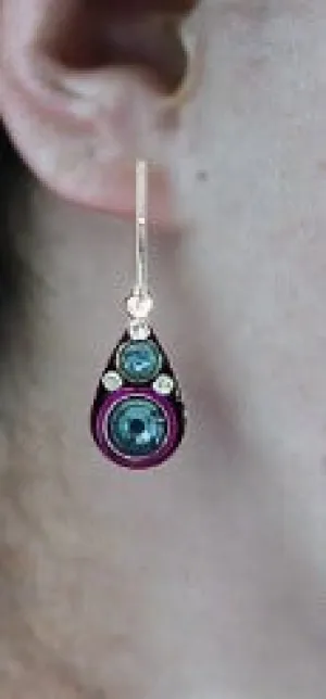 Firefly Jewelry Petite Drop Earring-E89-Teal