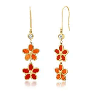 Flower Drop Earrings