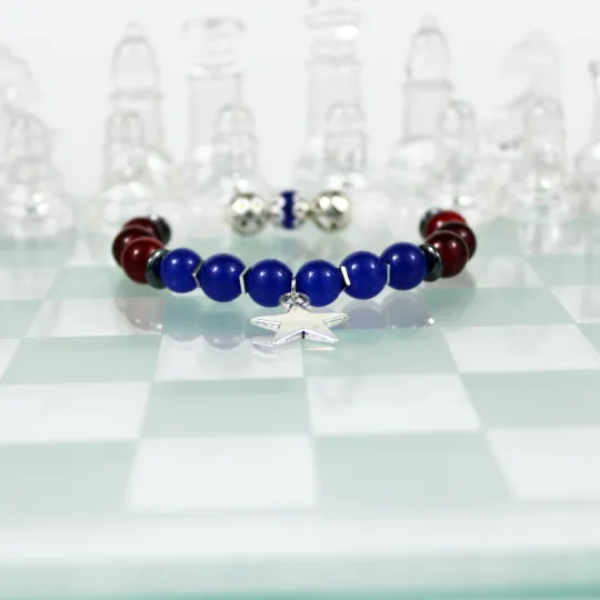 Fourth of July Bead Bracelet