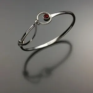 Garnet Bracelet BRA520GR Sterling Silver Sterling Silver by John Tzelepis Jewelry