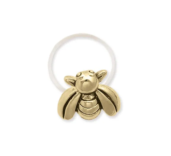 Gold Bee Toe Ring