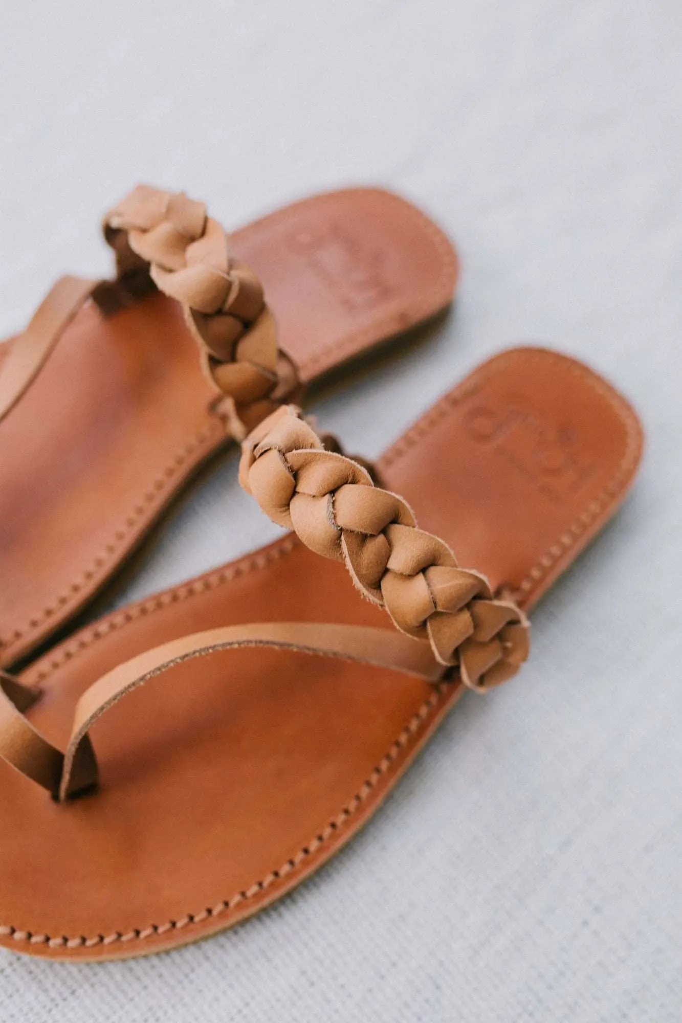 Griegas Sandals - Tan Leather