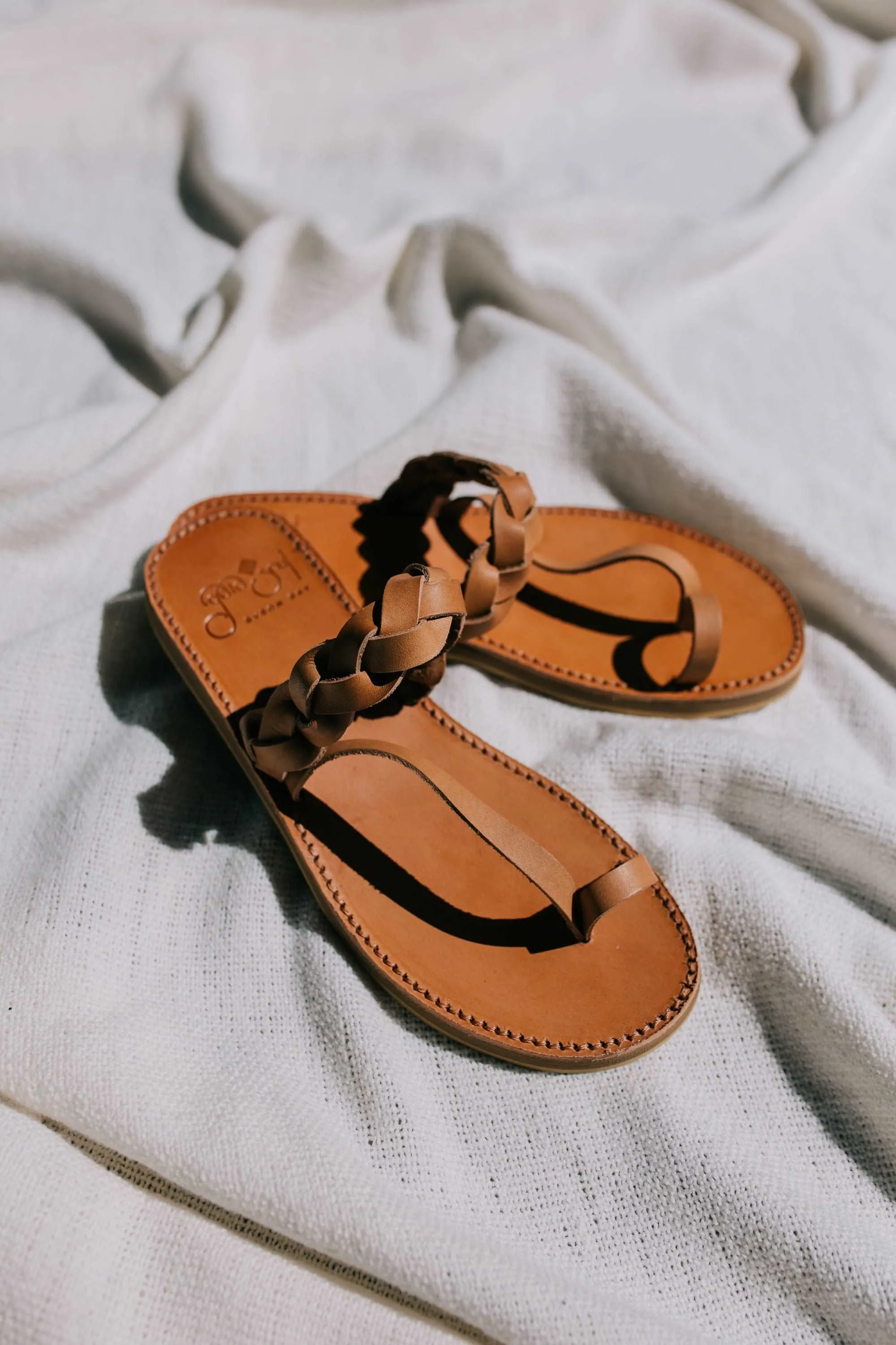 Griegas Sandals - Tan Leather