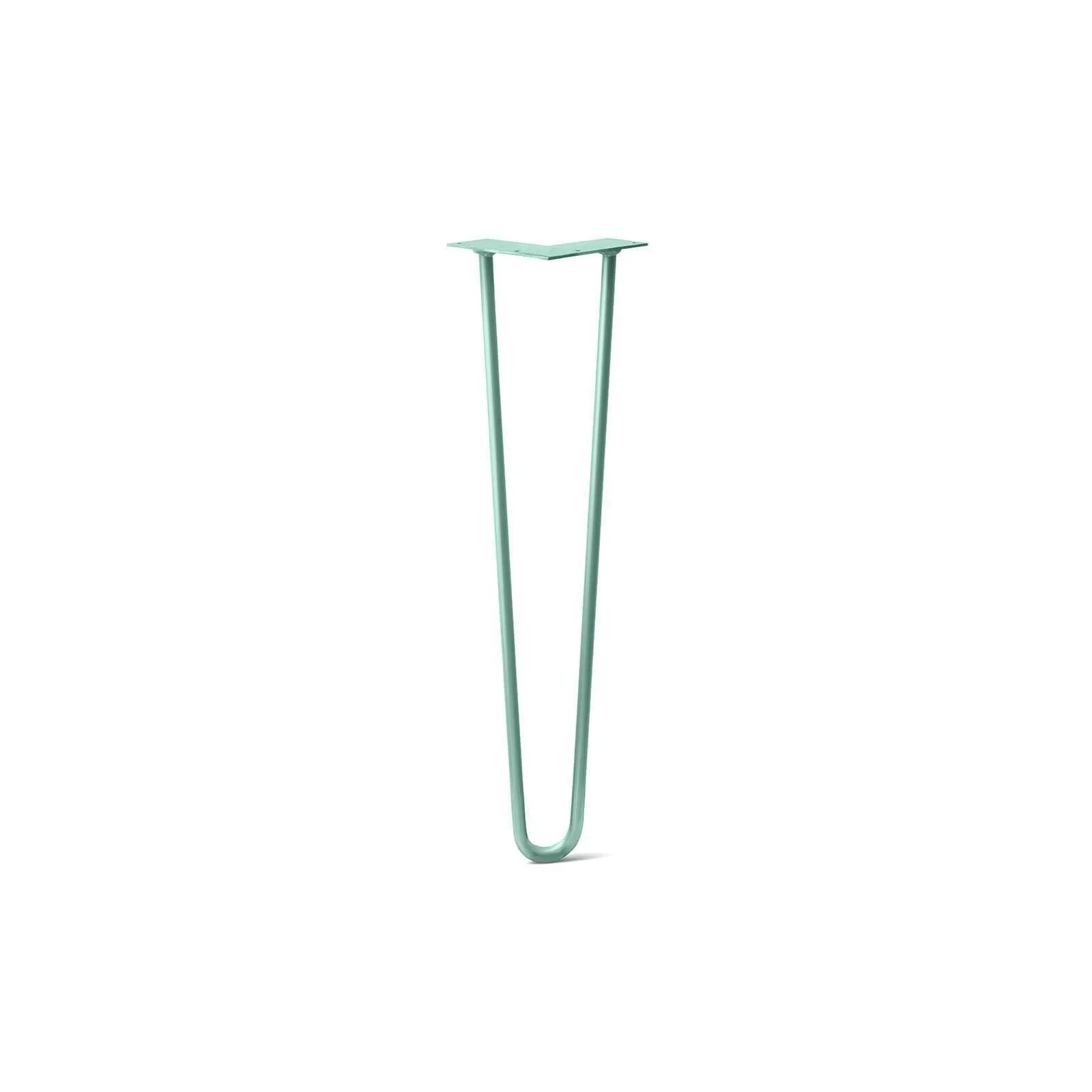 Hairpin Leg (Sold Separately), 2-Rod Design - Turquoise Powder Coated Finish