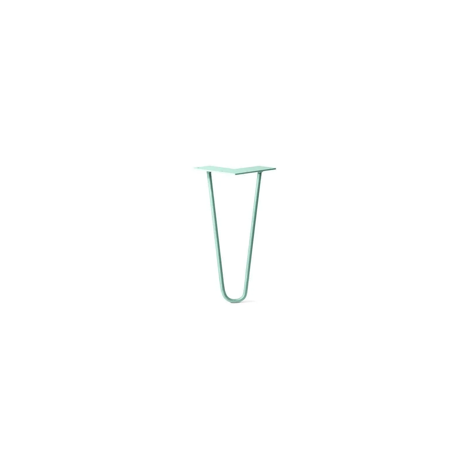 Hairpin Leg (Sold Separately), 2-Rod Design - Turquoise Powder Coated Finish