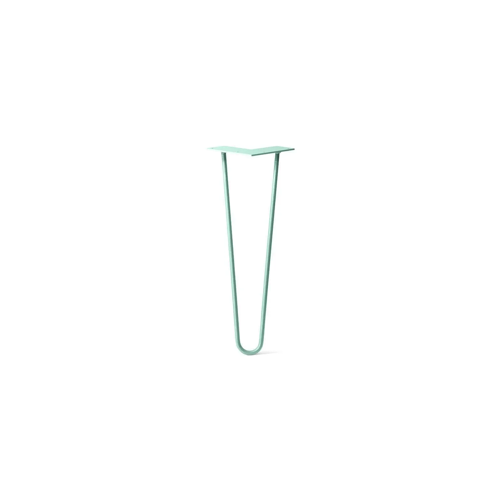 Hairpin Leg (Sold Separately), 2-Rod Design - Turquoise Powder Coated Finish