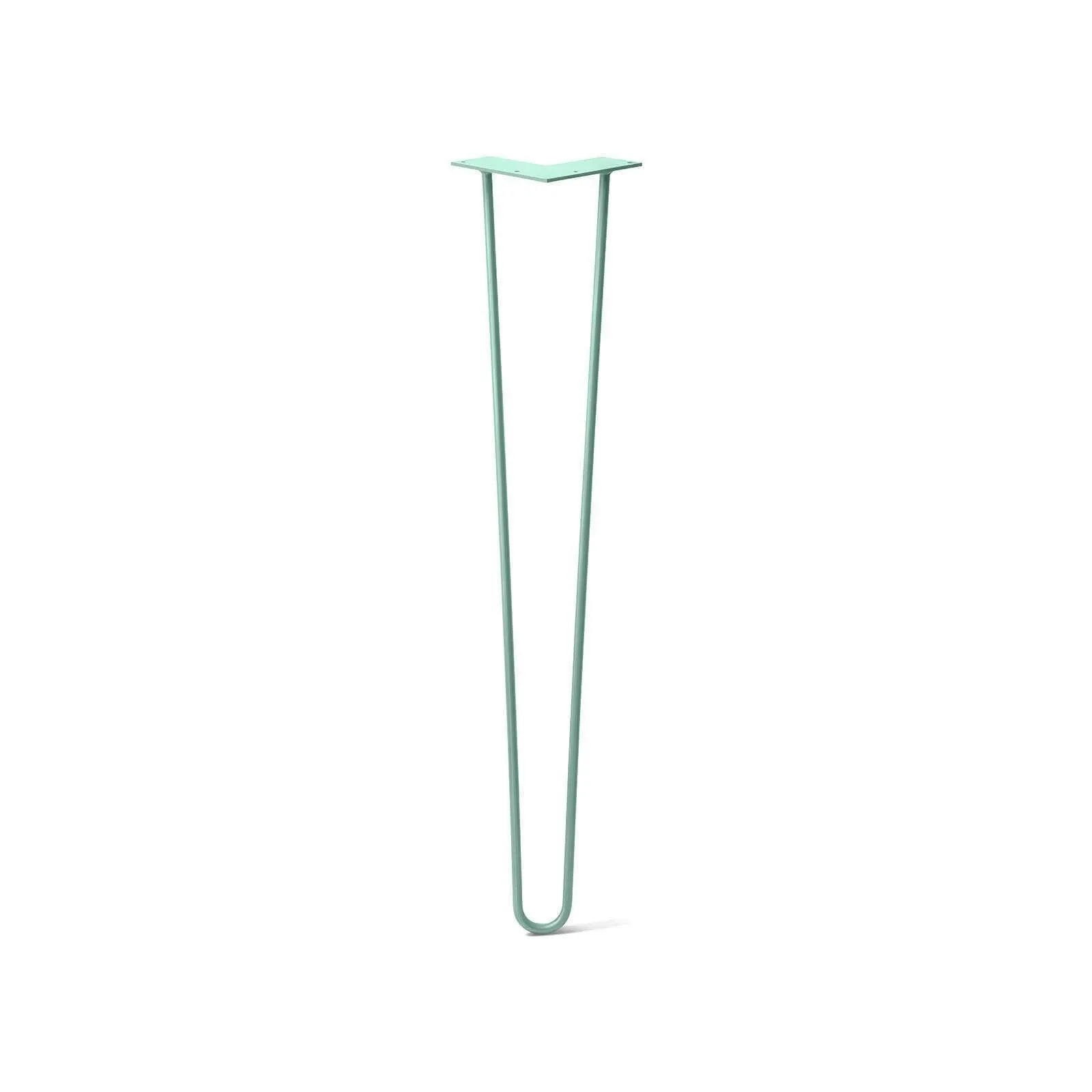 Hairpin Leg (Sold Separately), 2-Rod Design - Turquoise Powder Coated Finish