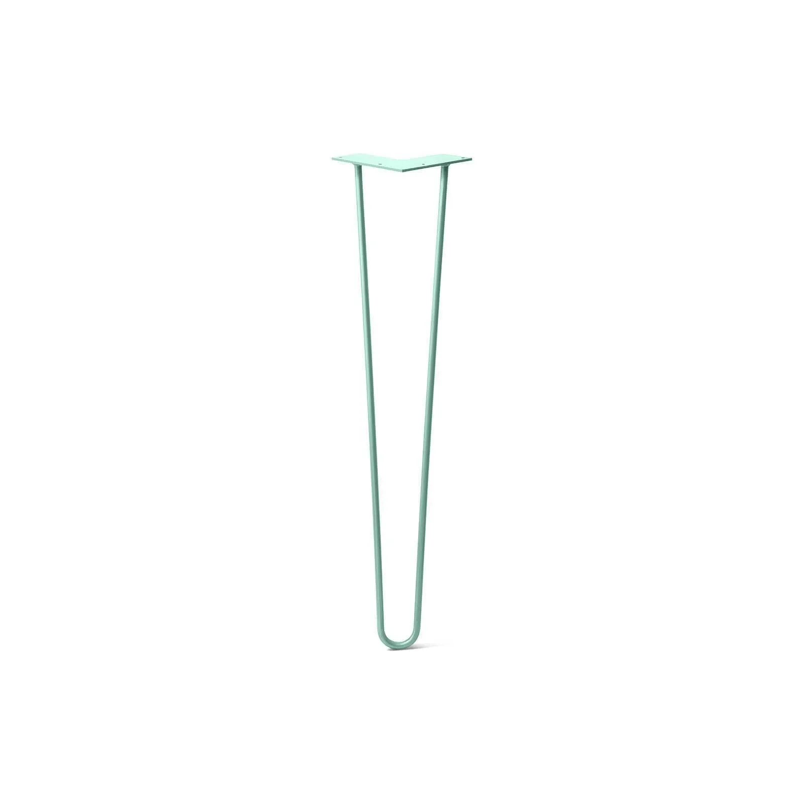 Hairpin Leg (Sold Separately), 2-Rod Design - Turquoise Powder Coated Finish