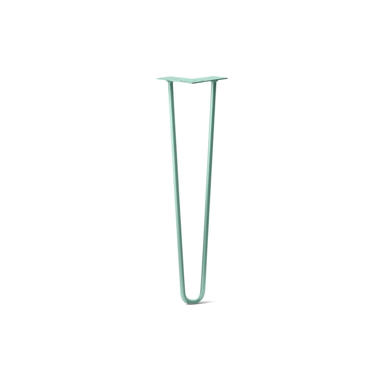 Hairpin Leg (Sold Separately), 2-Rod Design - Turquoise Powder Coated Finish