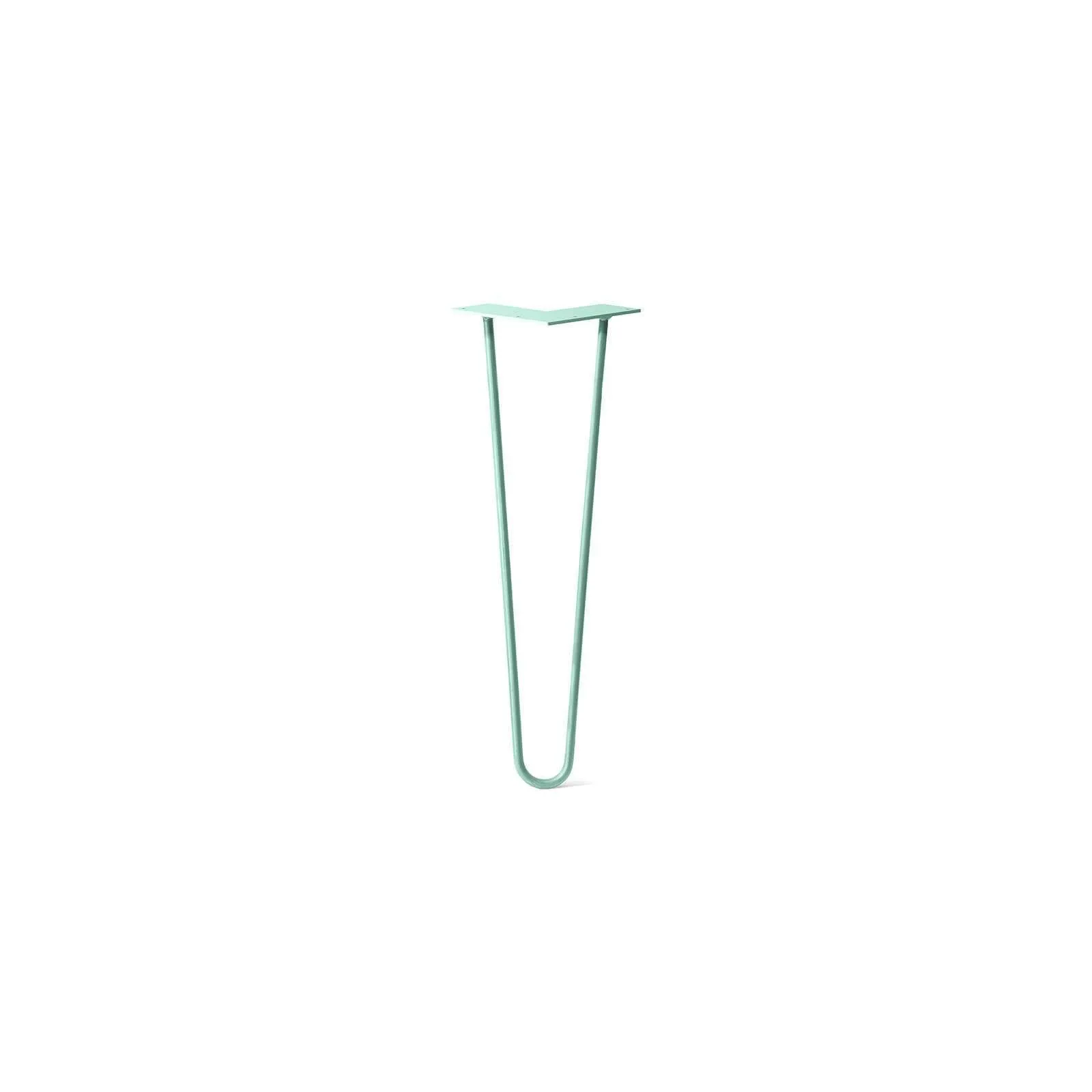 Hairpin Leg (Sold Separately), 2-Rod Design - Turquoise Powder Coated Finish