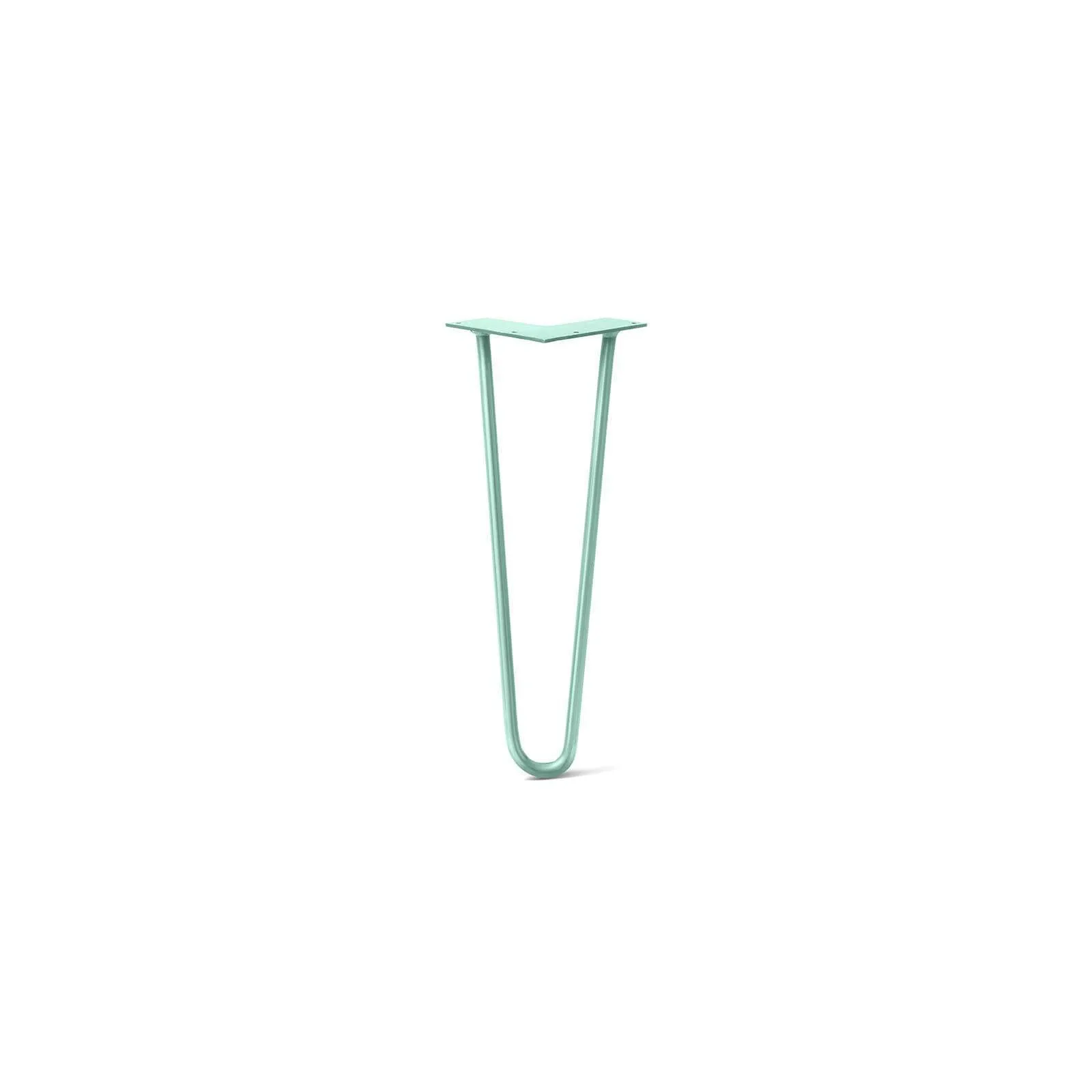 Hairpin Leg (Sold Separately), 2-Rod Design - Turquoise Powder Coated Finish