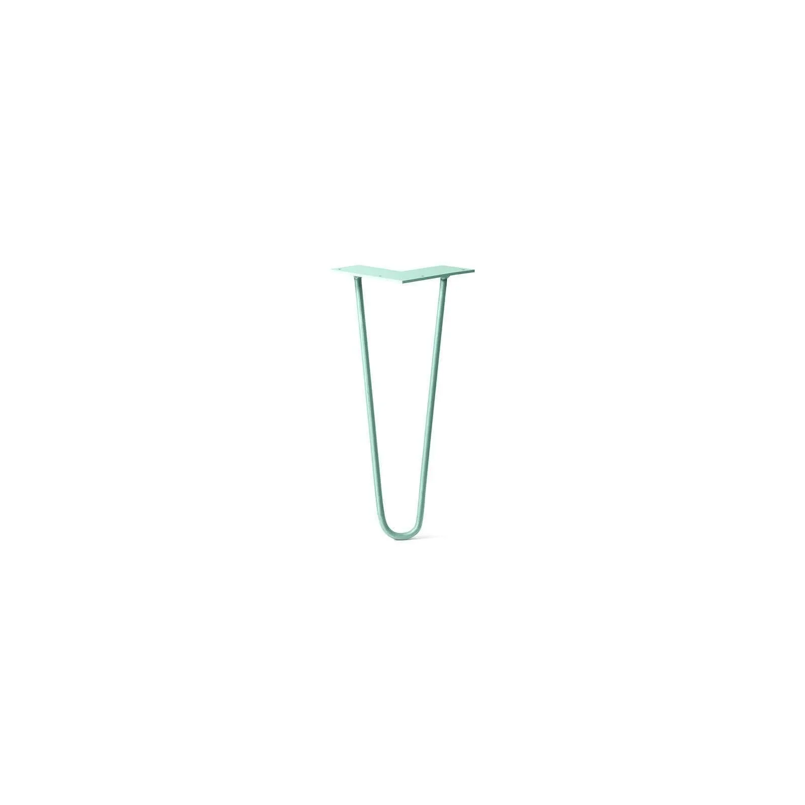 Hairpin Leg (Sold Separately), 2-Rod Design - Turquoise Powder Coated Finish