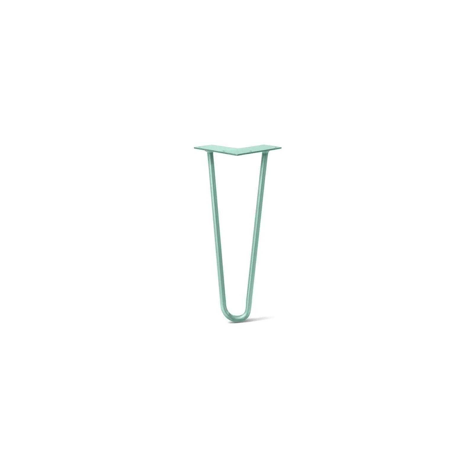 Hairpin Leg (Sold Separately), 2-Rod Design - Turquoise Powder Coated Finish