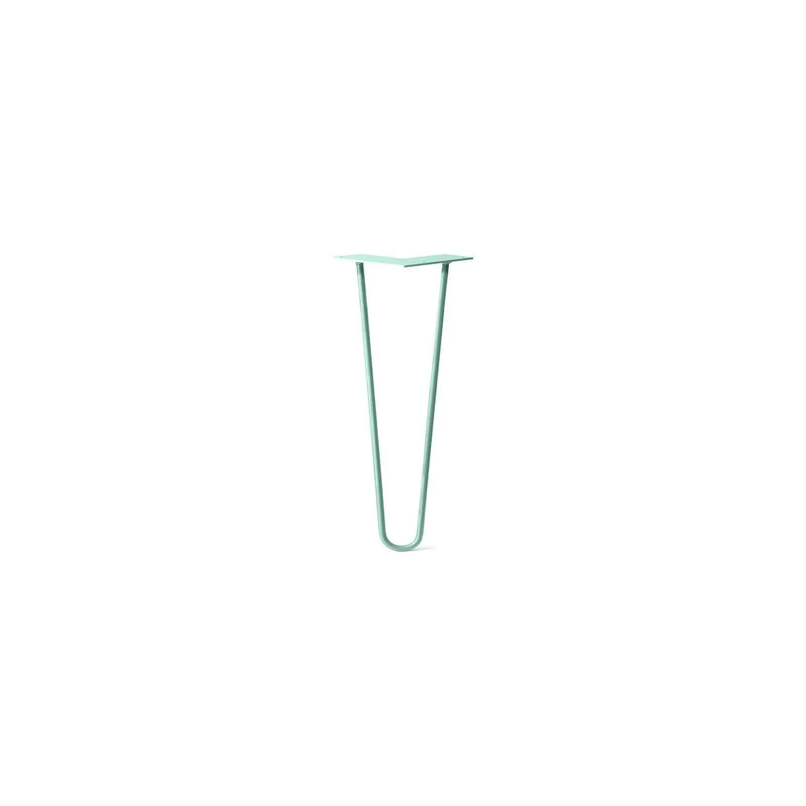 Hairpin Leg (Sold Separately), 2-Rod Design - Turquoise Powder Coated Finish