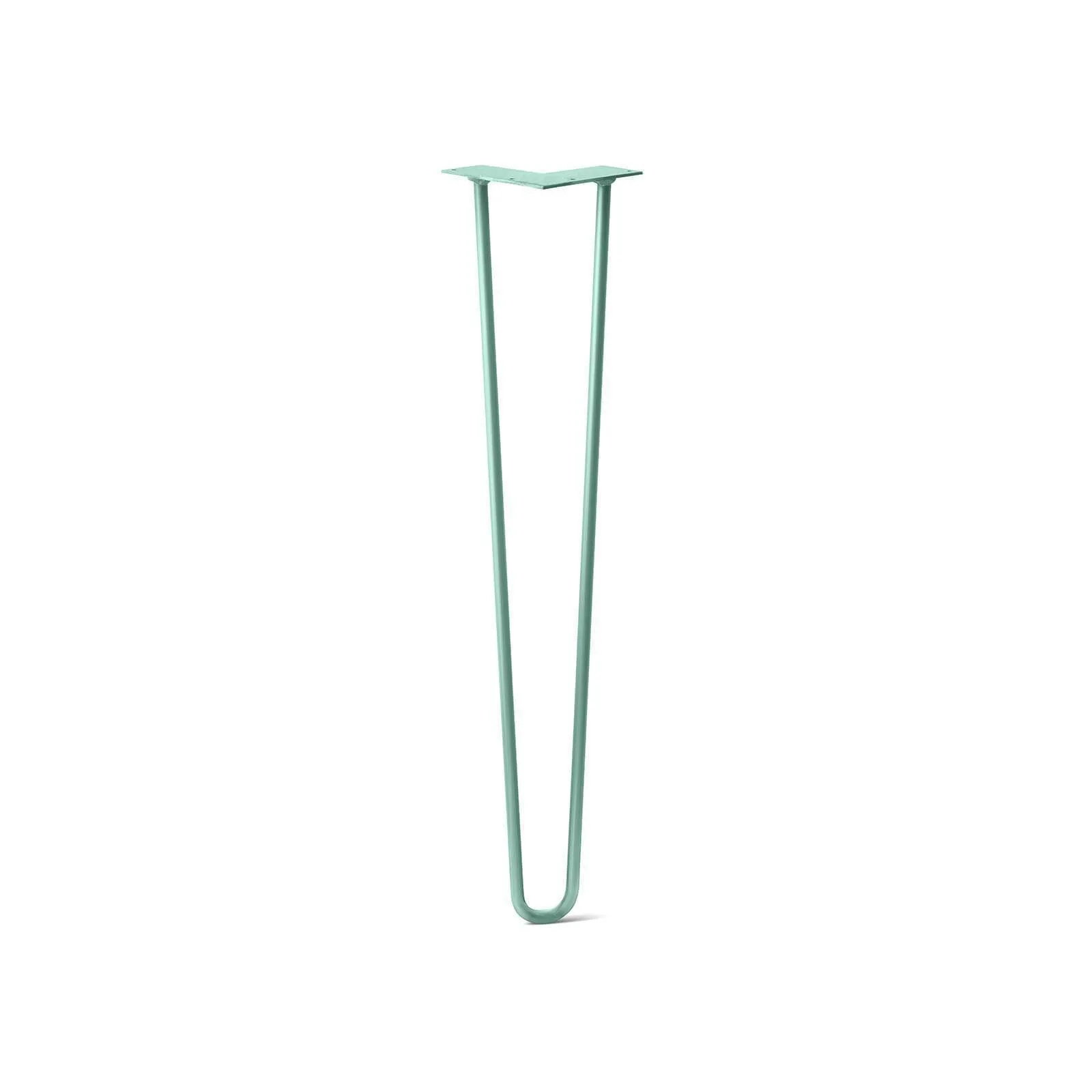 Hairpin Leg (Sold Separately), 2-Rod Design - Turquoise Powder Coated Finish