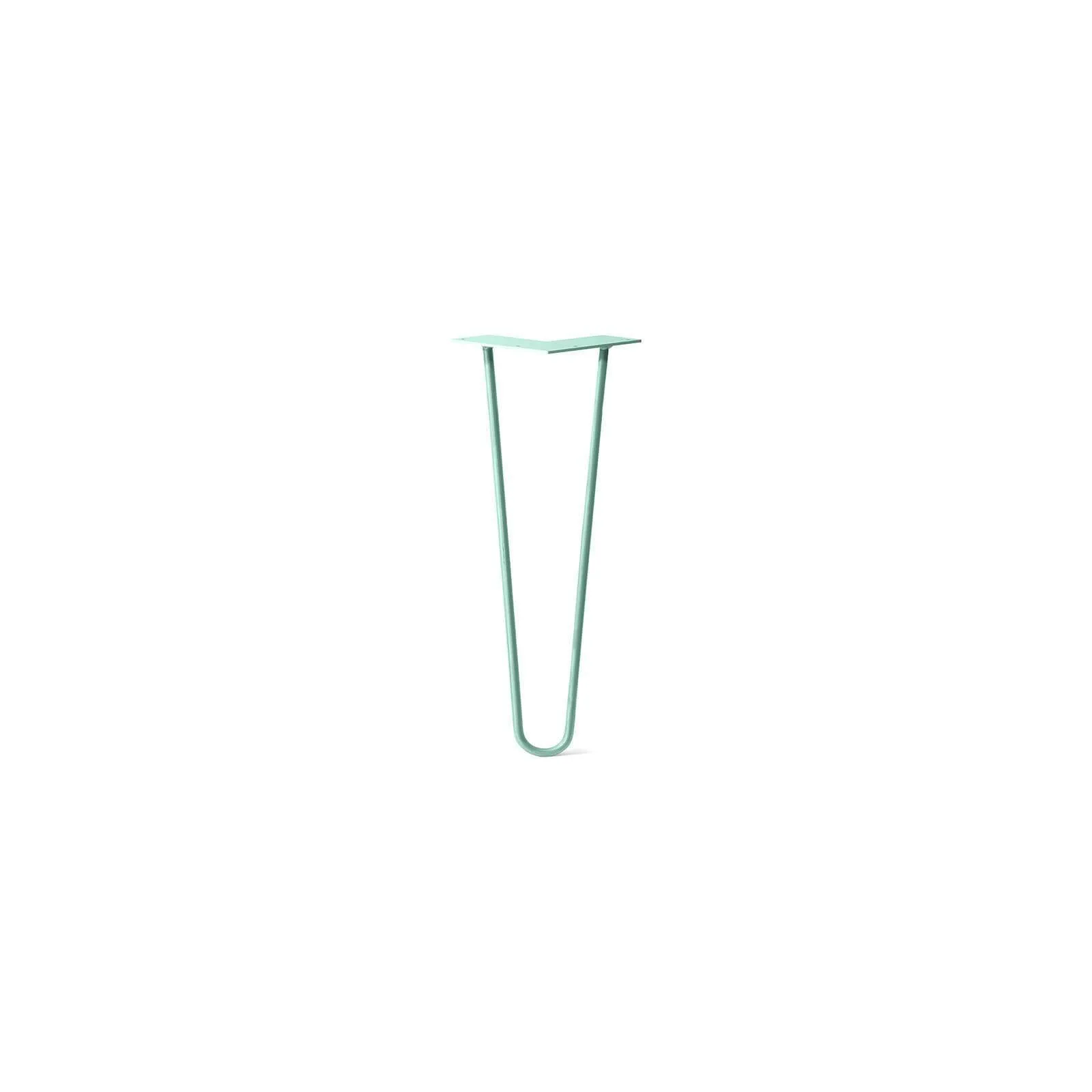 Hairpin Leg (Sold Separately), 2-Rod Design - Turquoise Powder Coated Finish