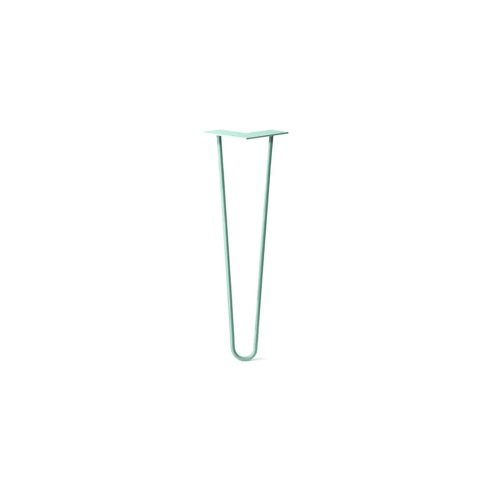 Hairpin Leg (Sold Separately), 2-Rod Design - Turquoise Powder Coated Finish