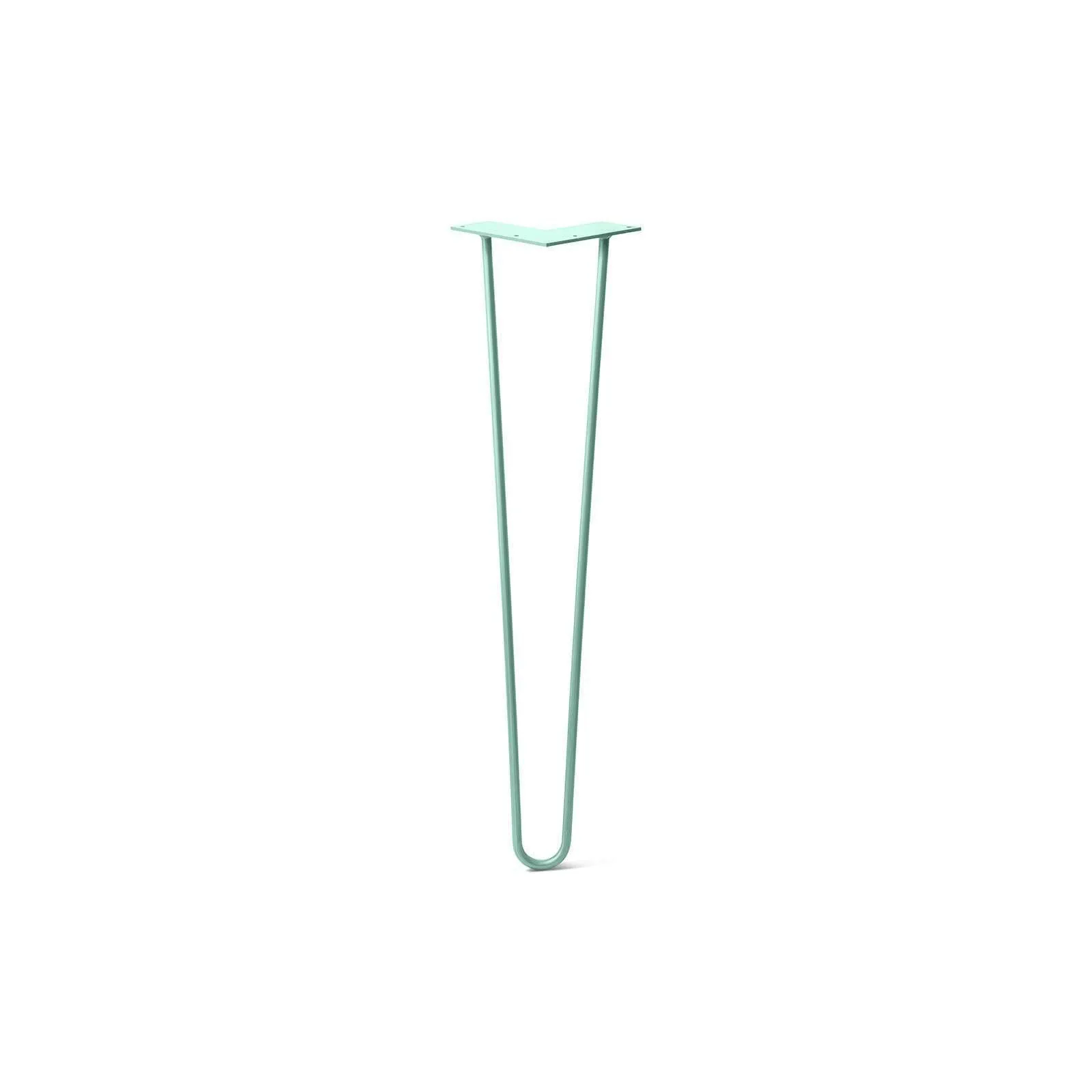 Hairpin Leg (Sold Separately), 2-Rod Design - Turquoise Powder Coated Finish