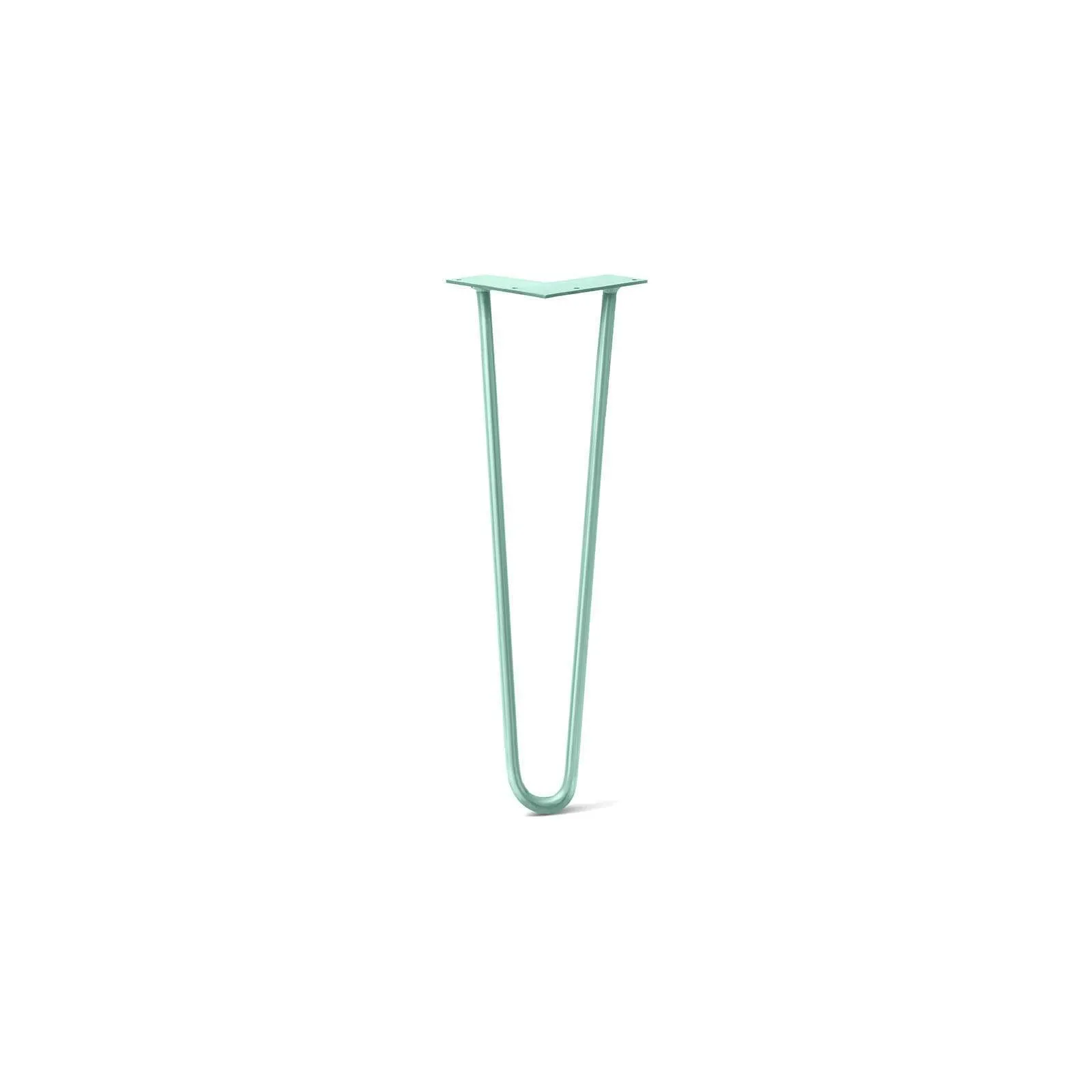 Hairpin Leg (Sold Separately), 2-Rod Design - Turquoise Powder Coated Finish