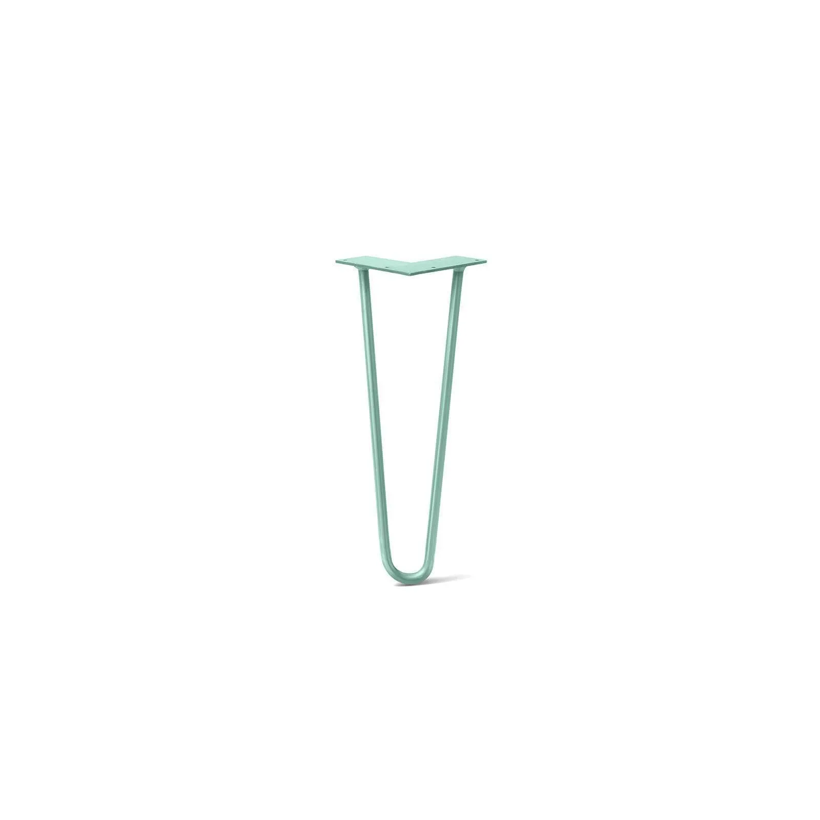 Hairpin Leg (Sold Separately), 2-Rod Design - Turquoise Powder Coated Finish