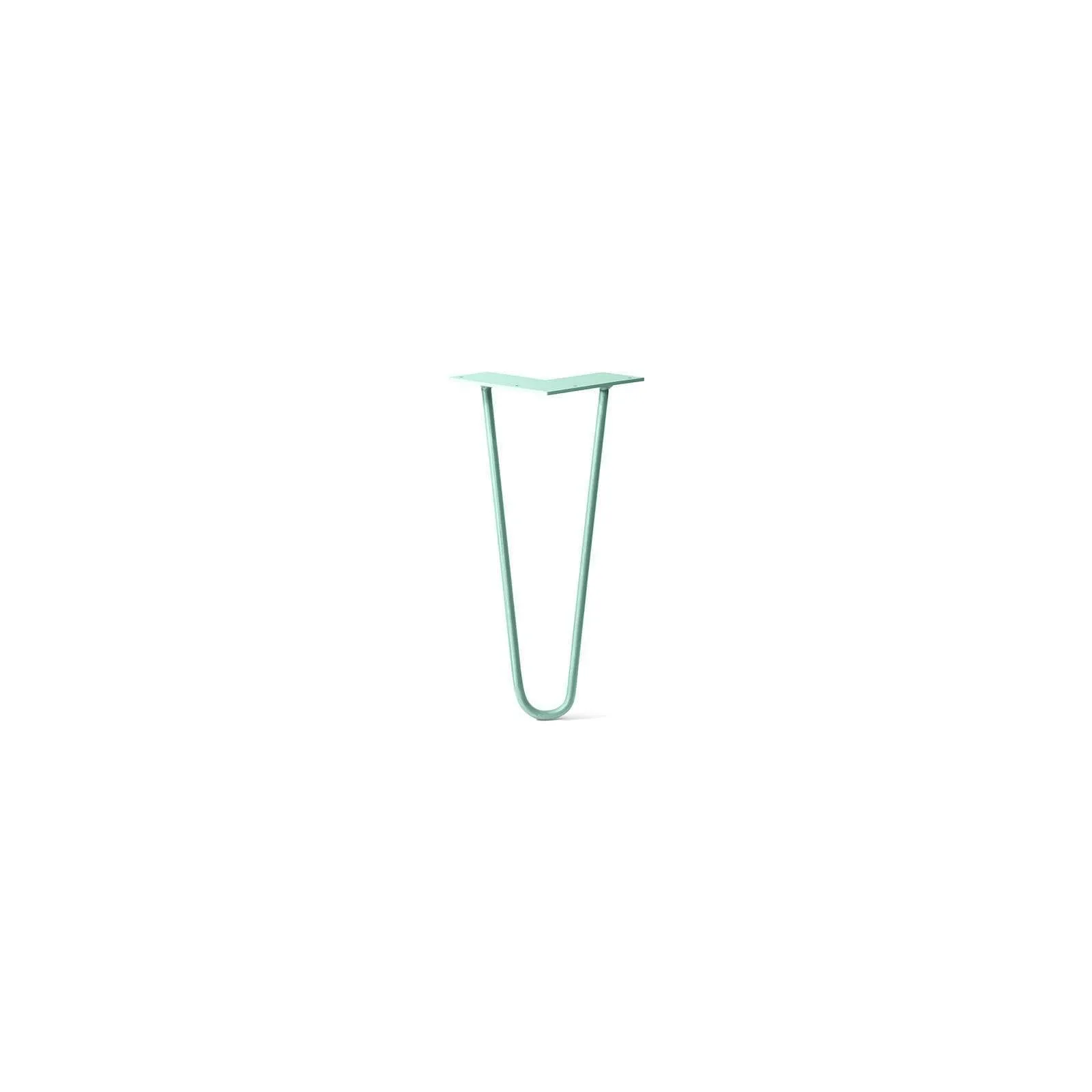 Hairpin Leg (Sold Separately), 2-Rod Design - Turquoise Powder Coated Finish