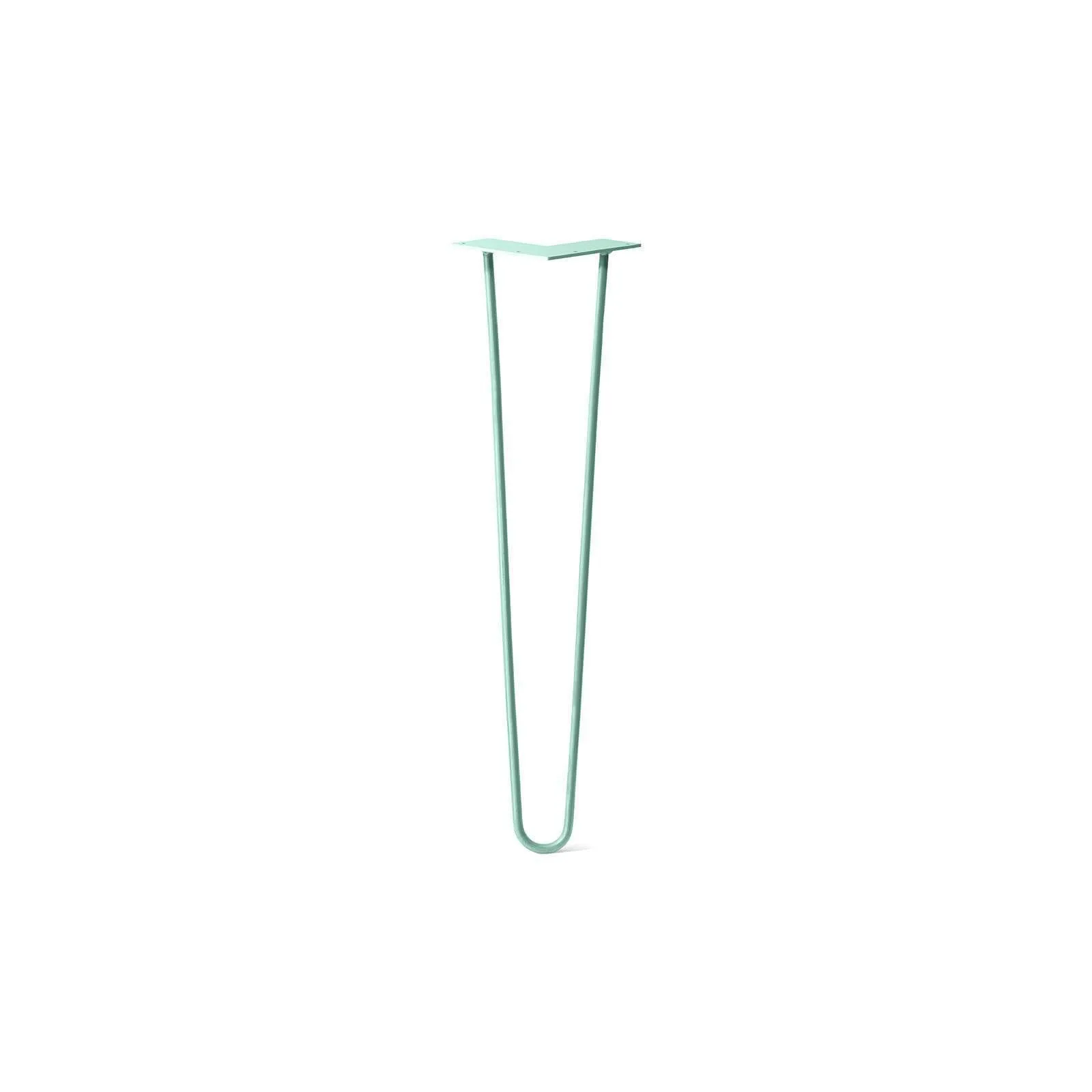 Hairpin Leg (Sold Separately), 2-Rod Design - Turquoise Powder Coated Finish