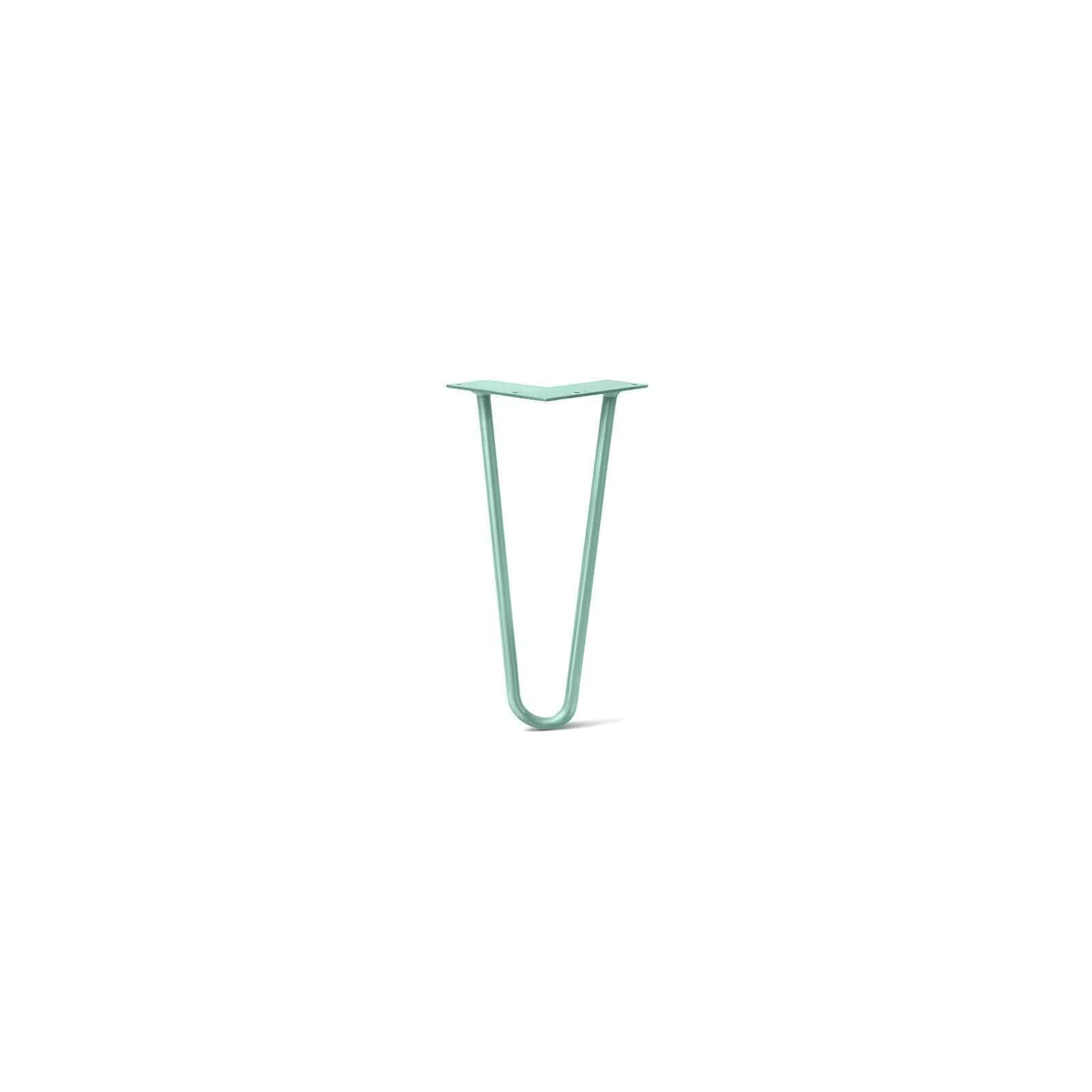 Hairpin Leg (Sold Separately), 2-Rod Design - Turquoise Powder Coated Finish