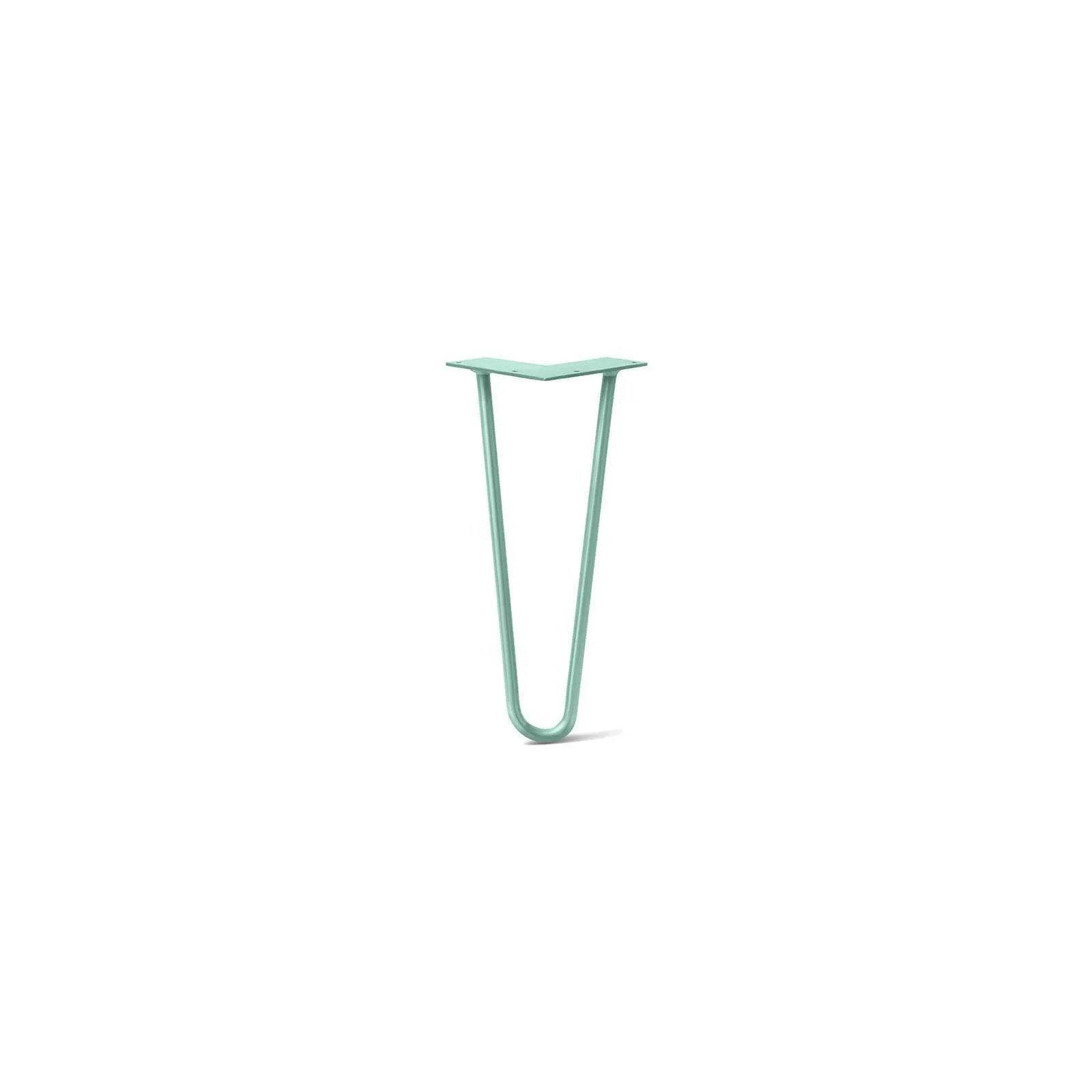 Hairpin Leg (Sold Separately), 2-Rod Design - Turquoise Powder Coated Finish