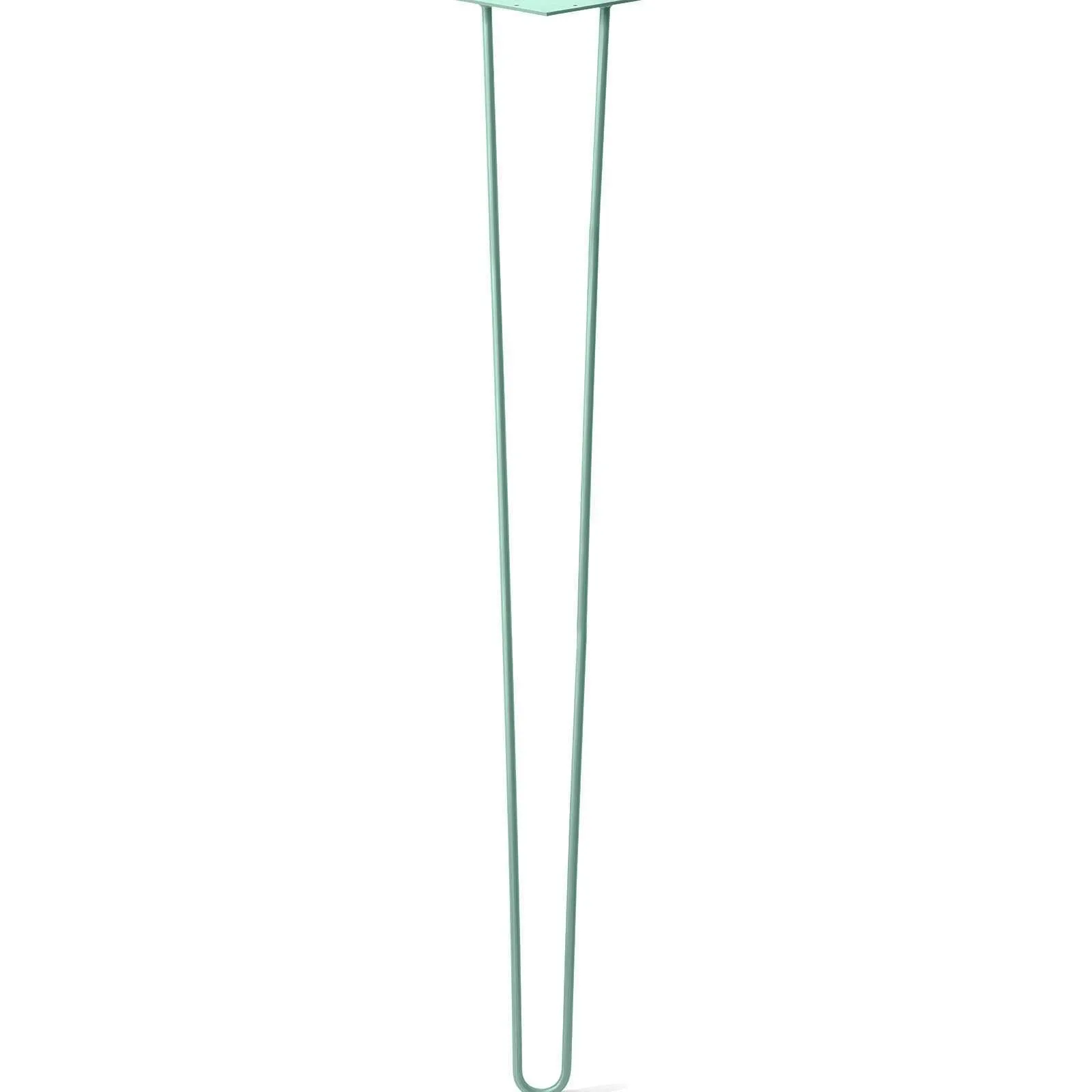 Hairpin Leg (Sold Separately), 2-Rod Design - Turquoise Powder Coated Finish