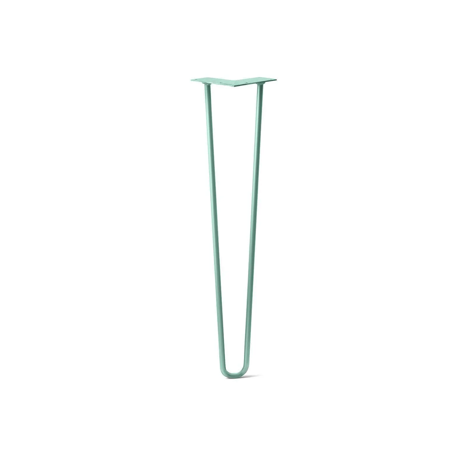 Hairpin Leg (Sold Separately), 2-Rod Design - Turquoise Powder Coated Finish