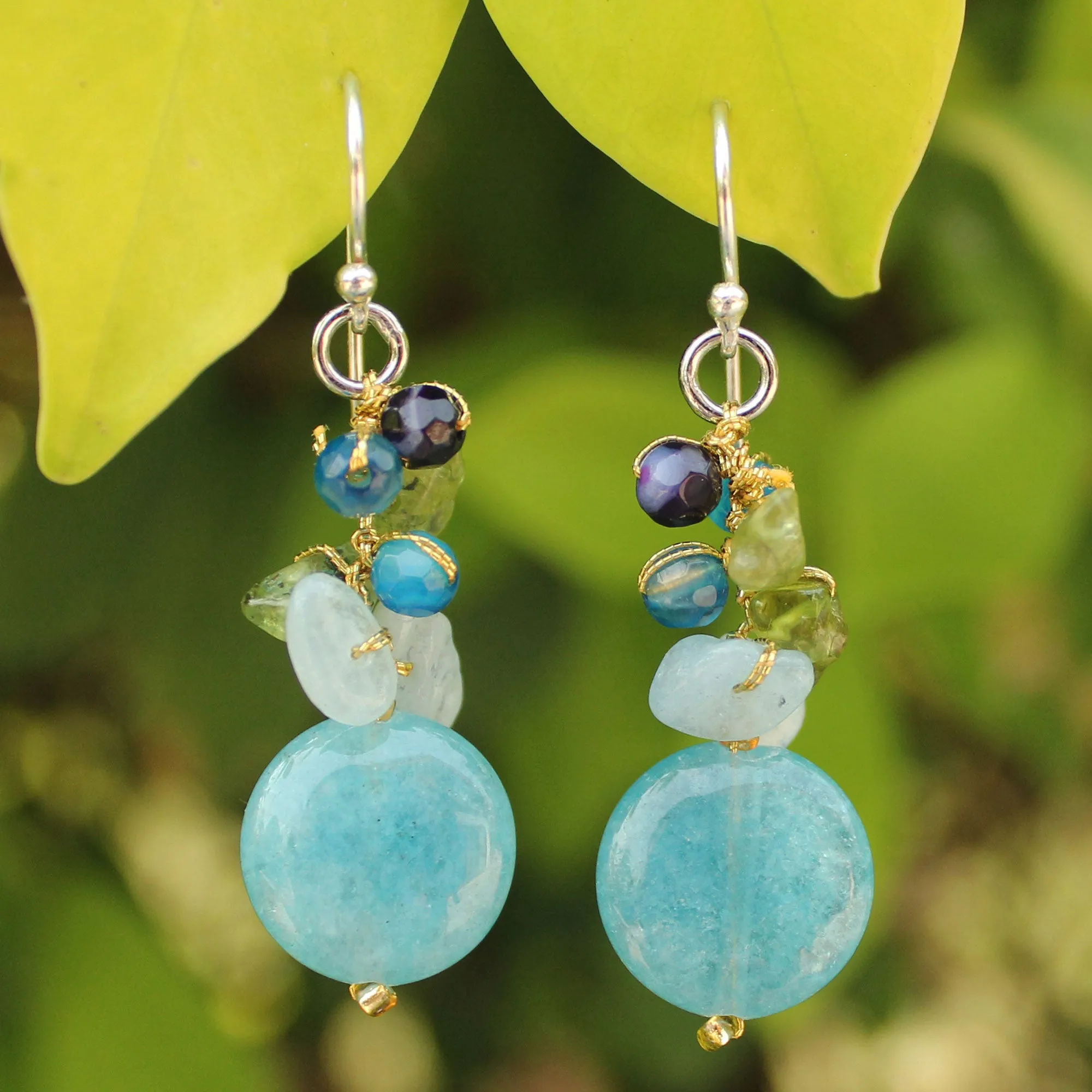 Handmade Thai Dangle Earrings - Thai Joy | NOVICA