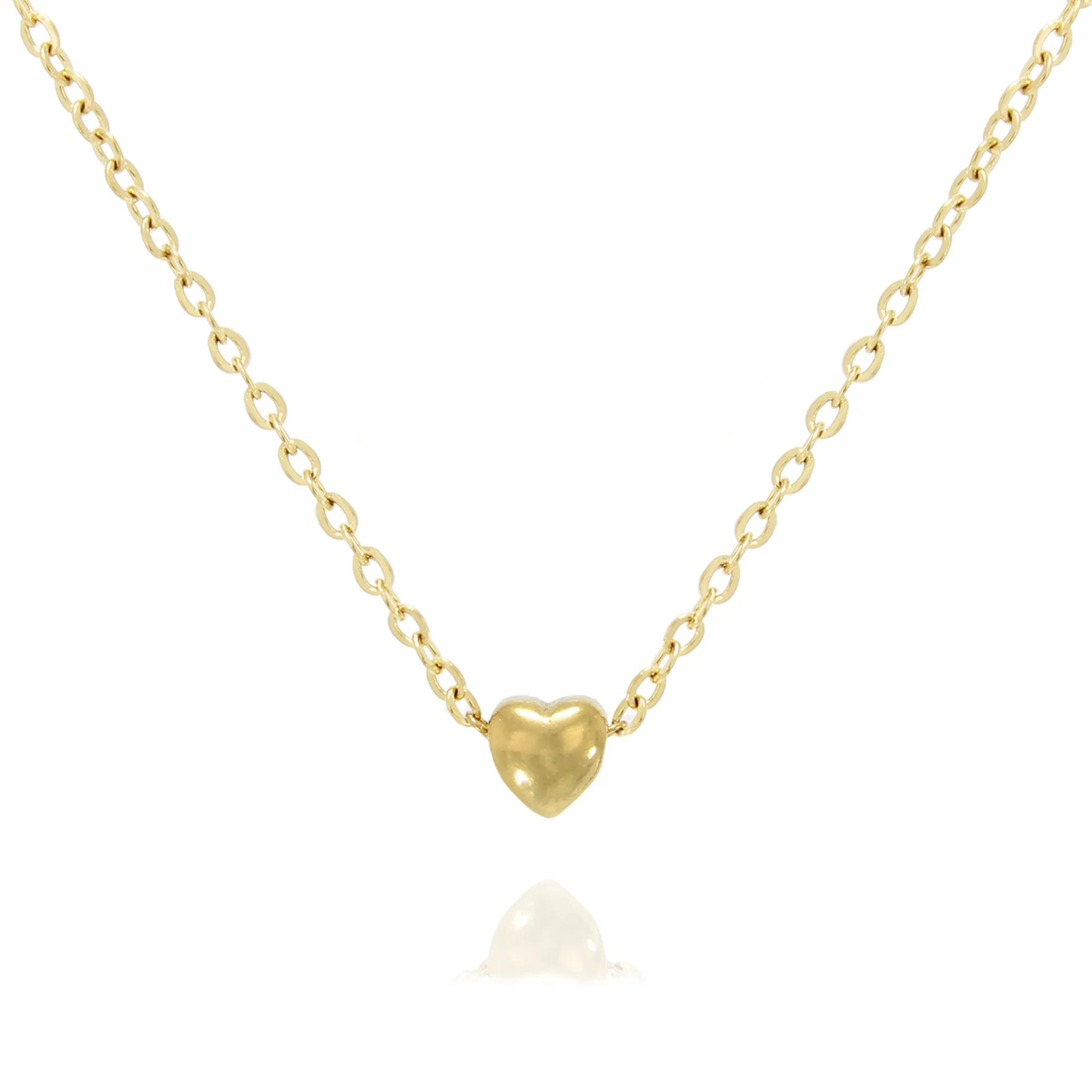 Heart Necklace (Gold-Plated)