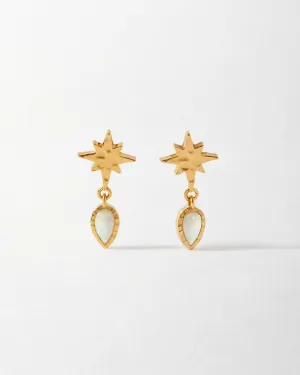 Hope Star Opal Earrings