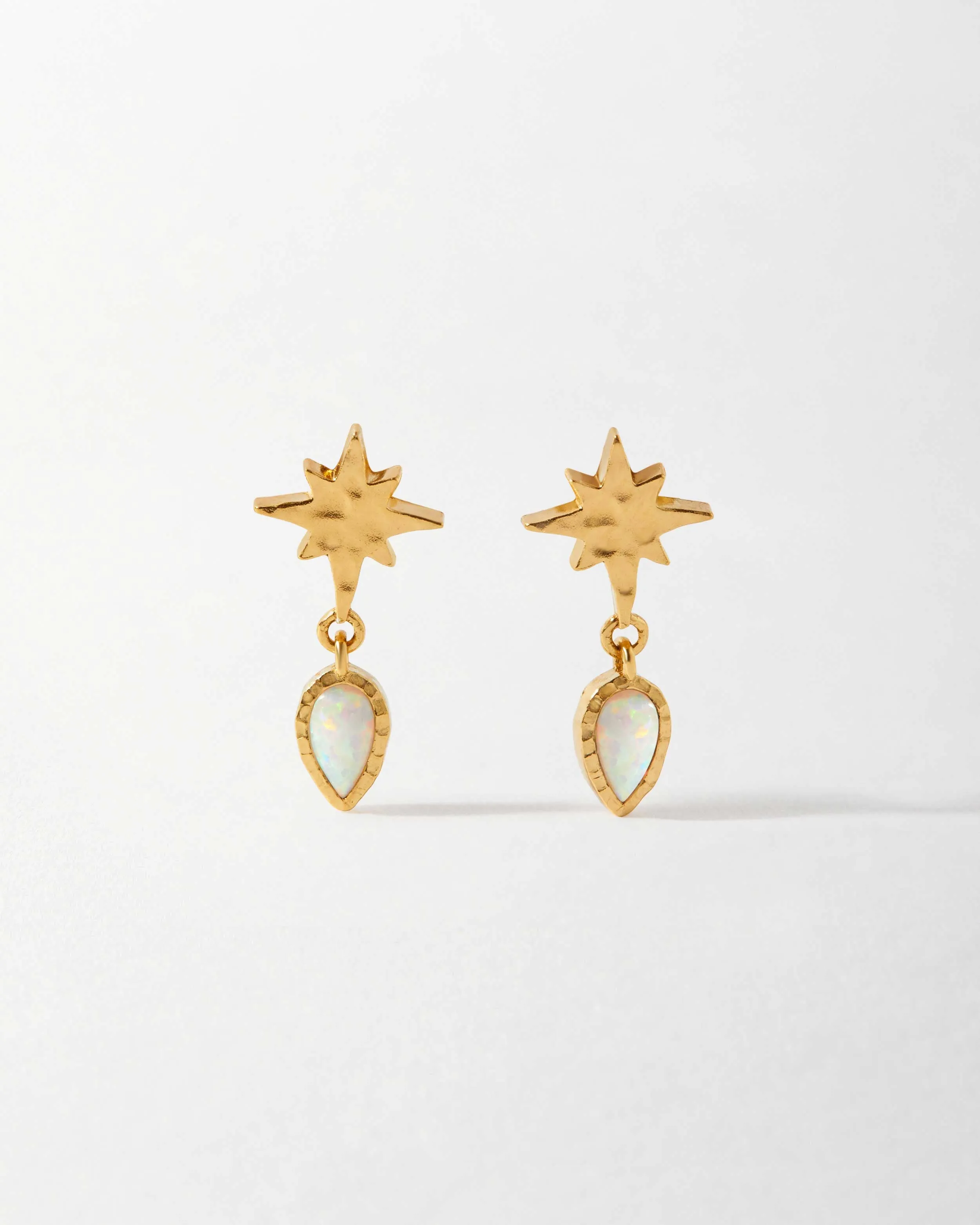 Hope Star Opal Earrings