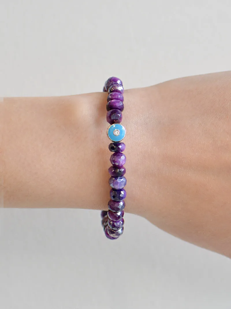 Jac   Jo Soul Mystic Moonstone Rondelle Bracelet