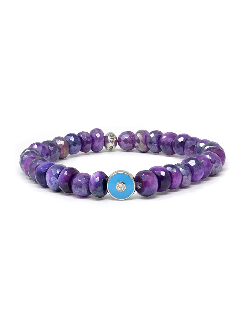 Jac   Jo Soul Mystic Moonstone Rondelle Bracelet