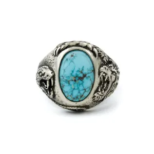 Kingman Turquoise "Venatio" Ring