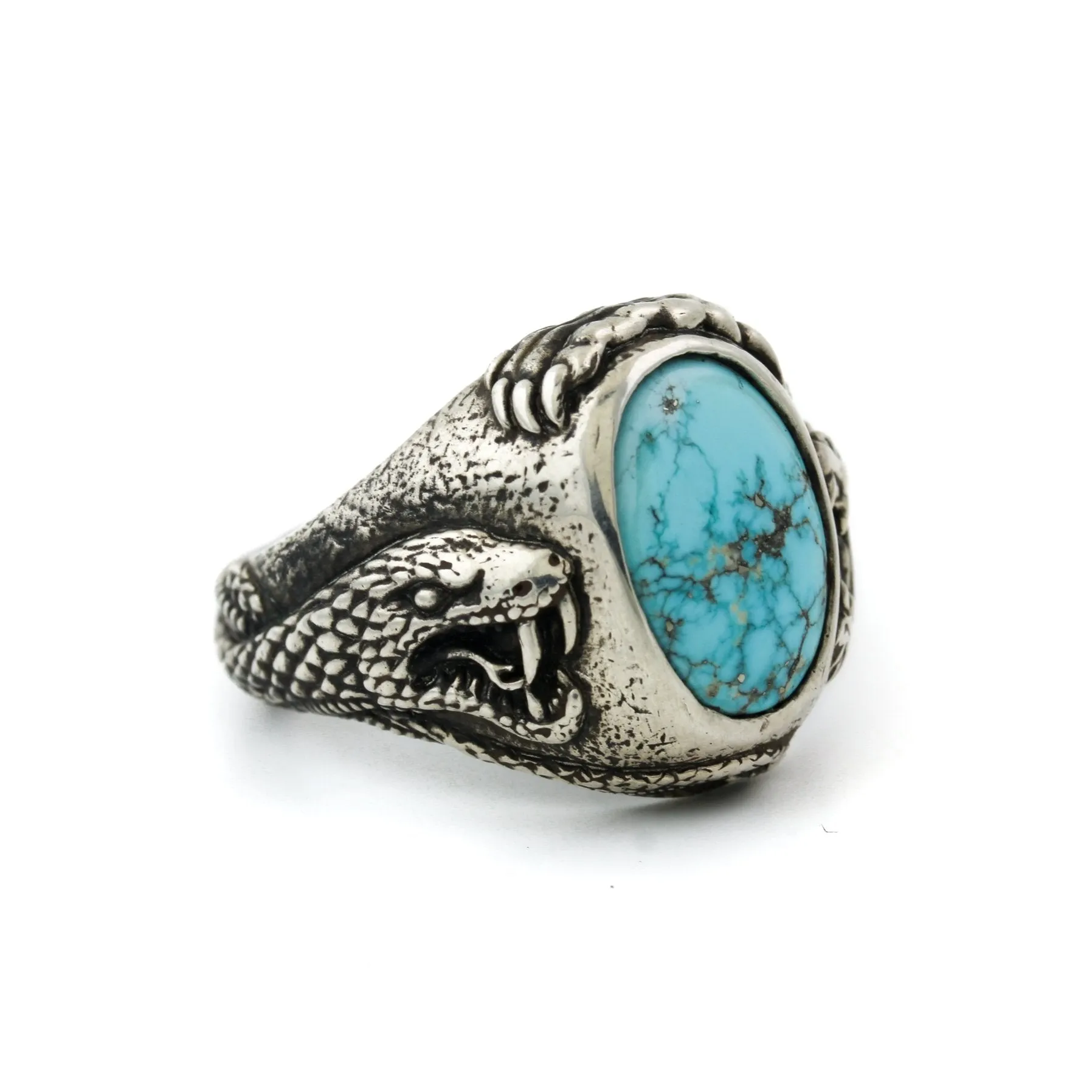 Kingman Turquoise "Venatio" Ring