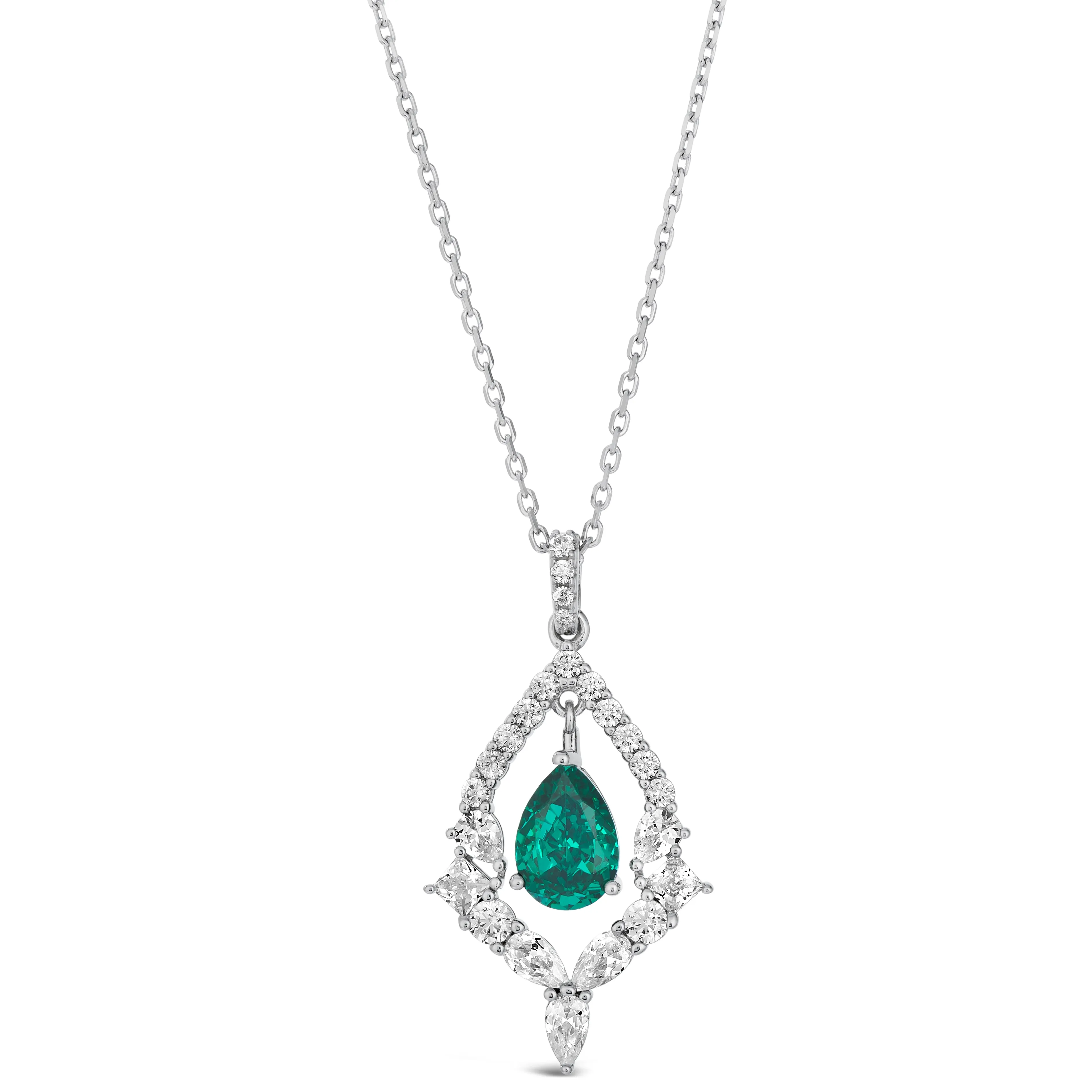 Lady Monarch Diamond Crystalline Necklace