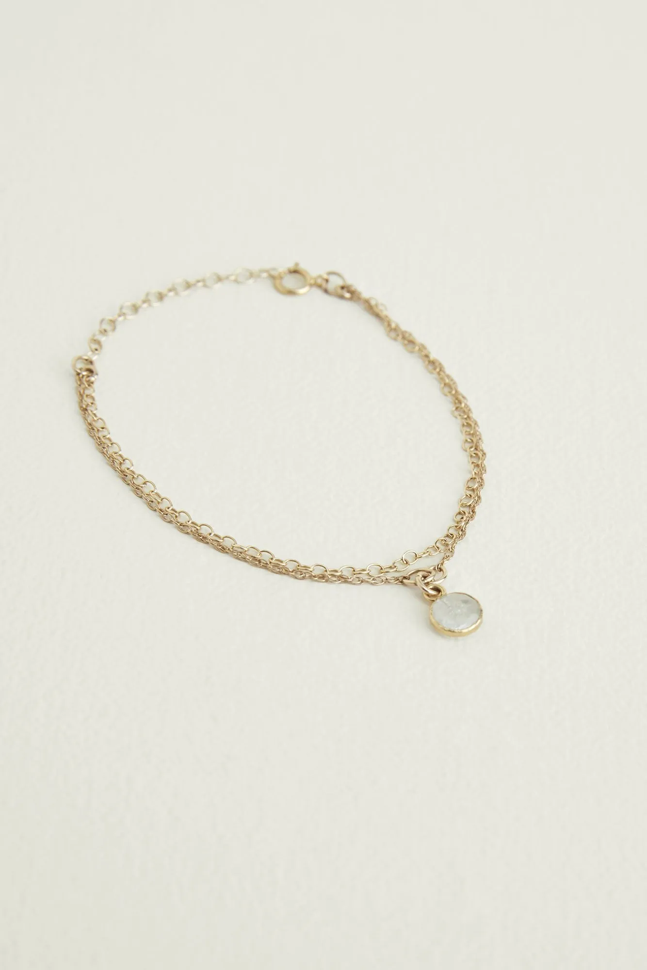 Leslie Francesca Exclusive Double Chain Pendant Bracelet