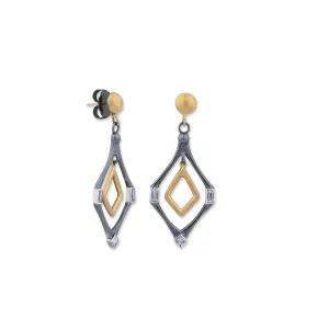 Lika Behar Deco Earrings Sapphires