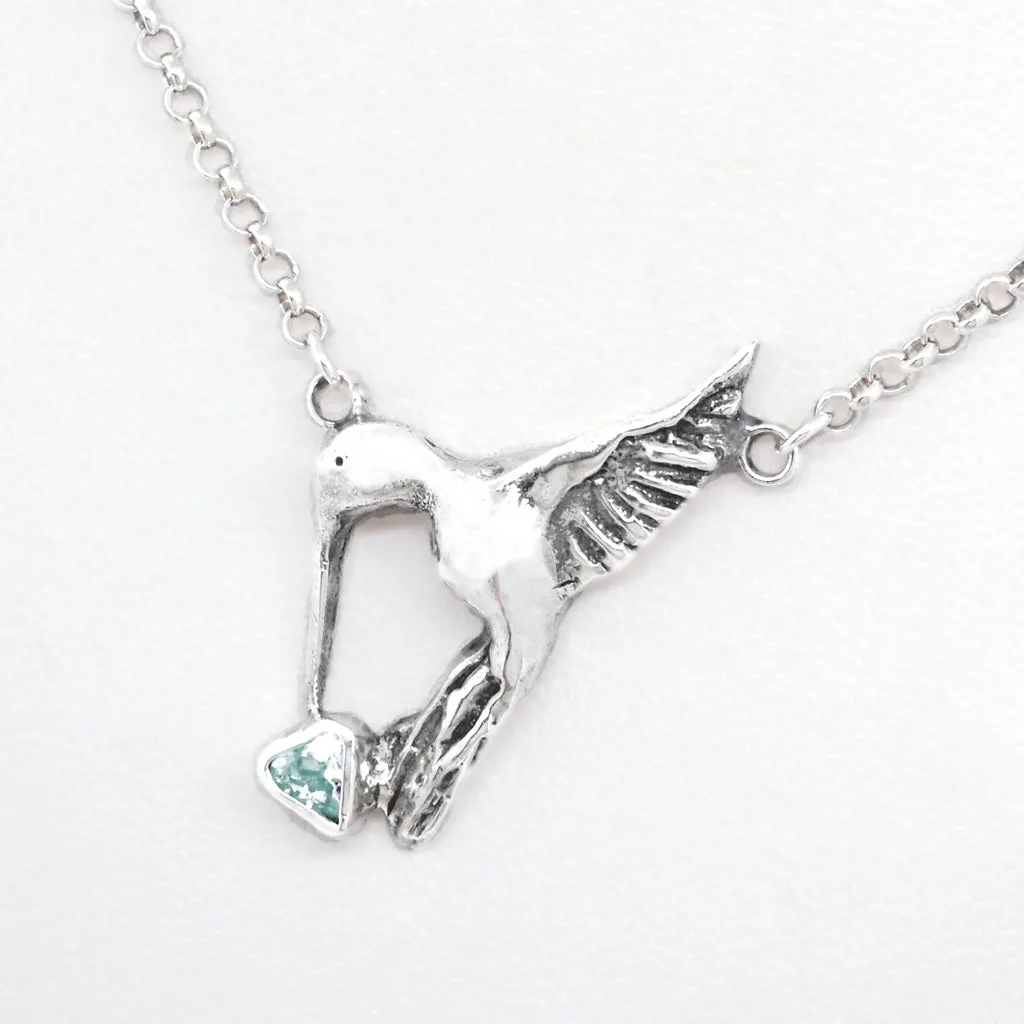 Lilly the Humming Bird Necklace