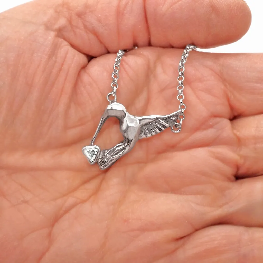 Lilly the Humming Bird Necklace