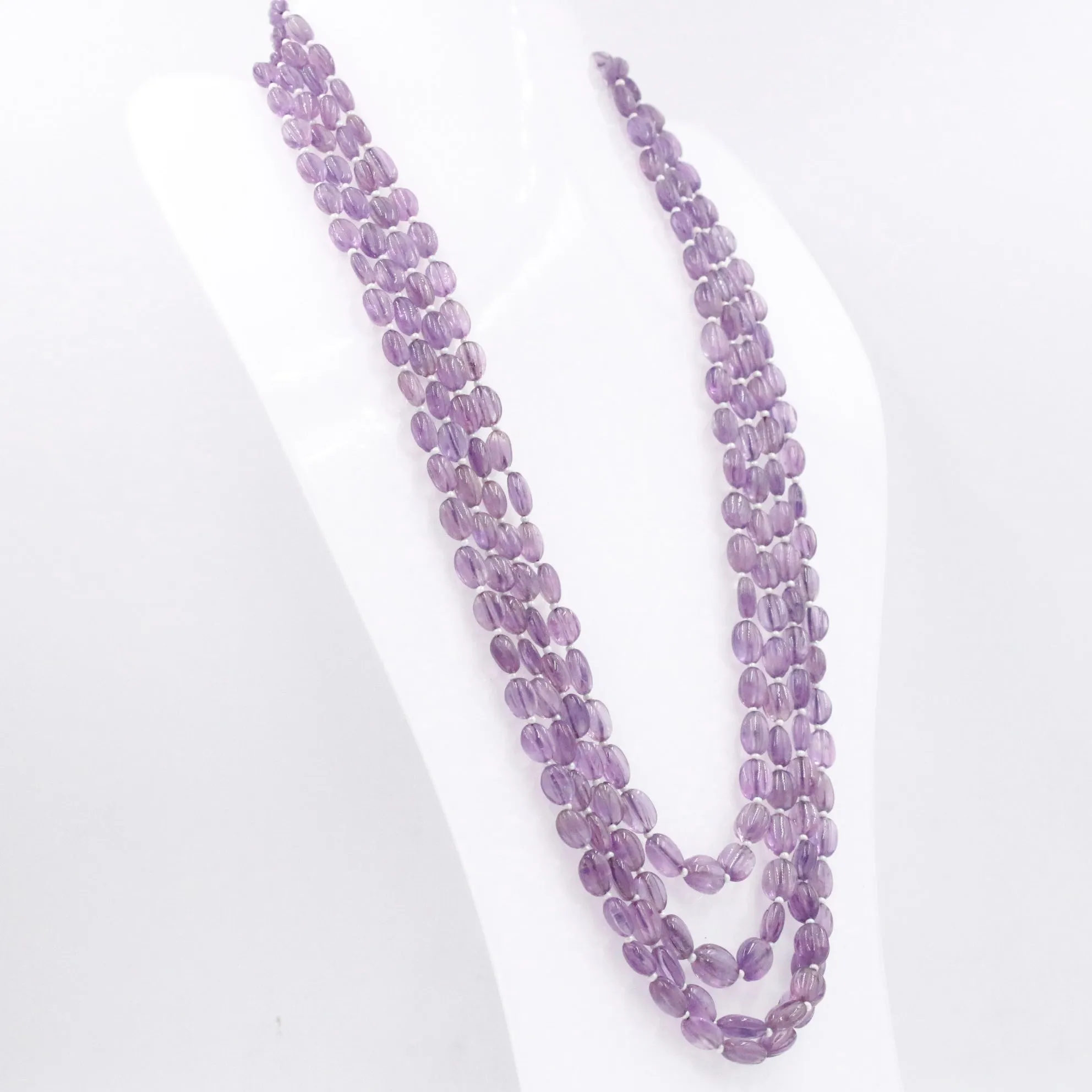 Long Necklace Amethyst Necklace Layered Necklace Beaded Gemstone Necklace Long Necklace Beaded Amethyst Necklace SKU 6143311