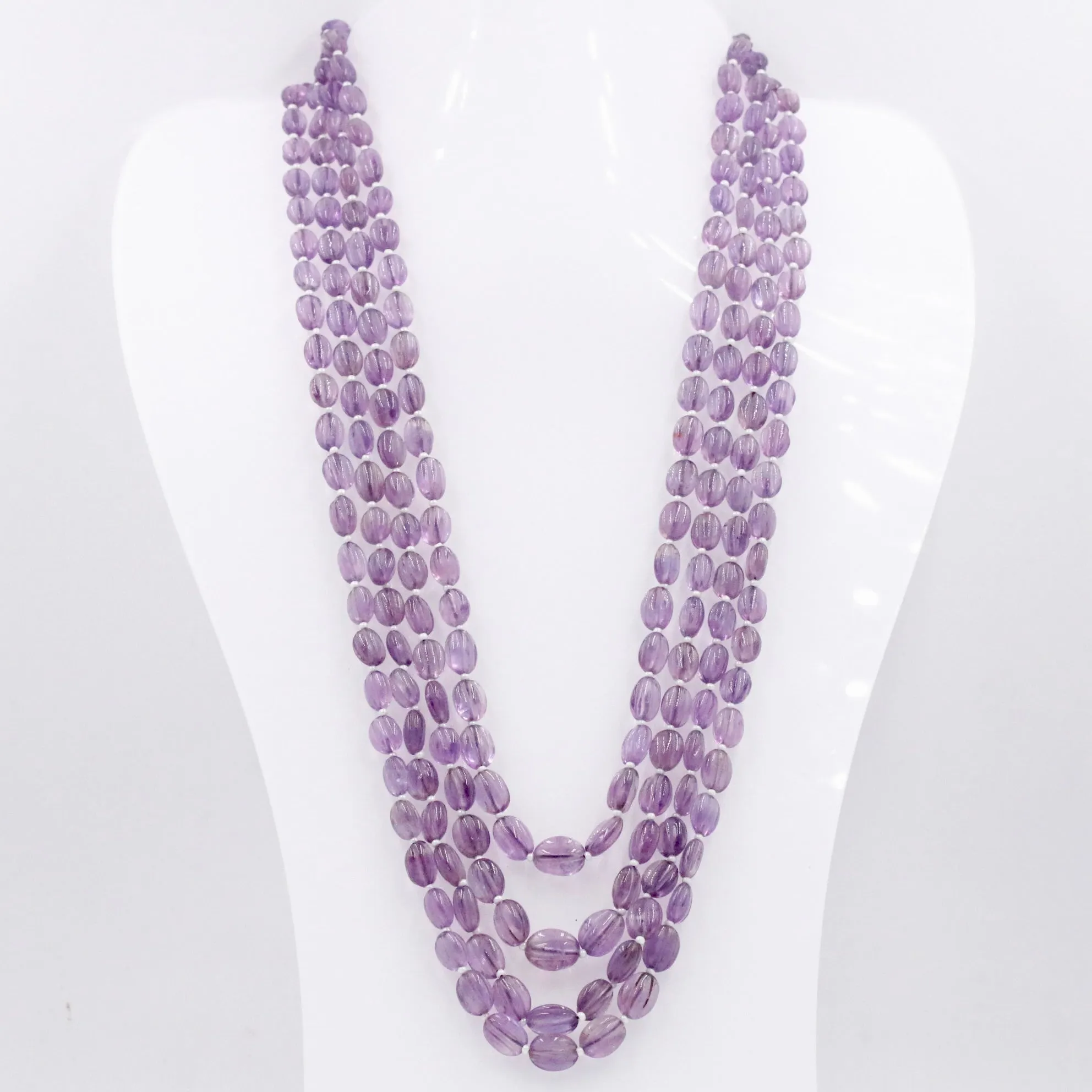 Long Necklace Amethyst Necklace Layered Necklace Beaded Gemstone Necklace Long Necklace Beaded Amethyst Necklace SKU 6143311