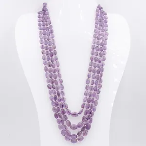 Long Necklace Amethyst Necklace Layered Necklace Beaded Gemstone Necklace Long Necklace Beaded Amethyst Necklace SKU 6143311