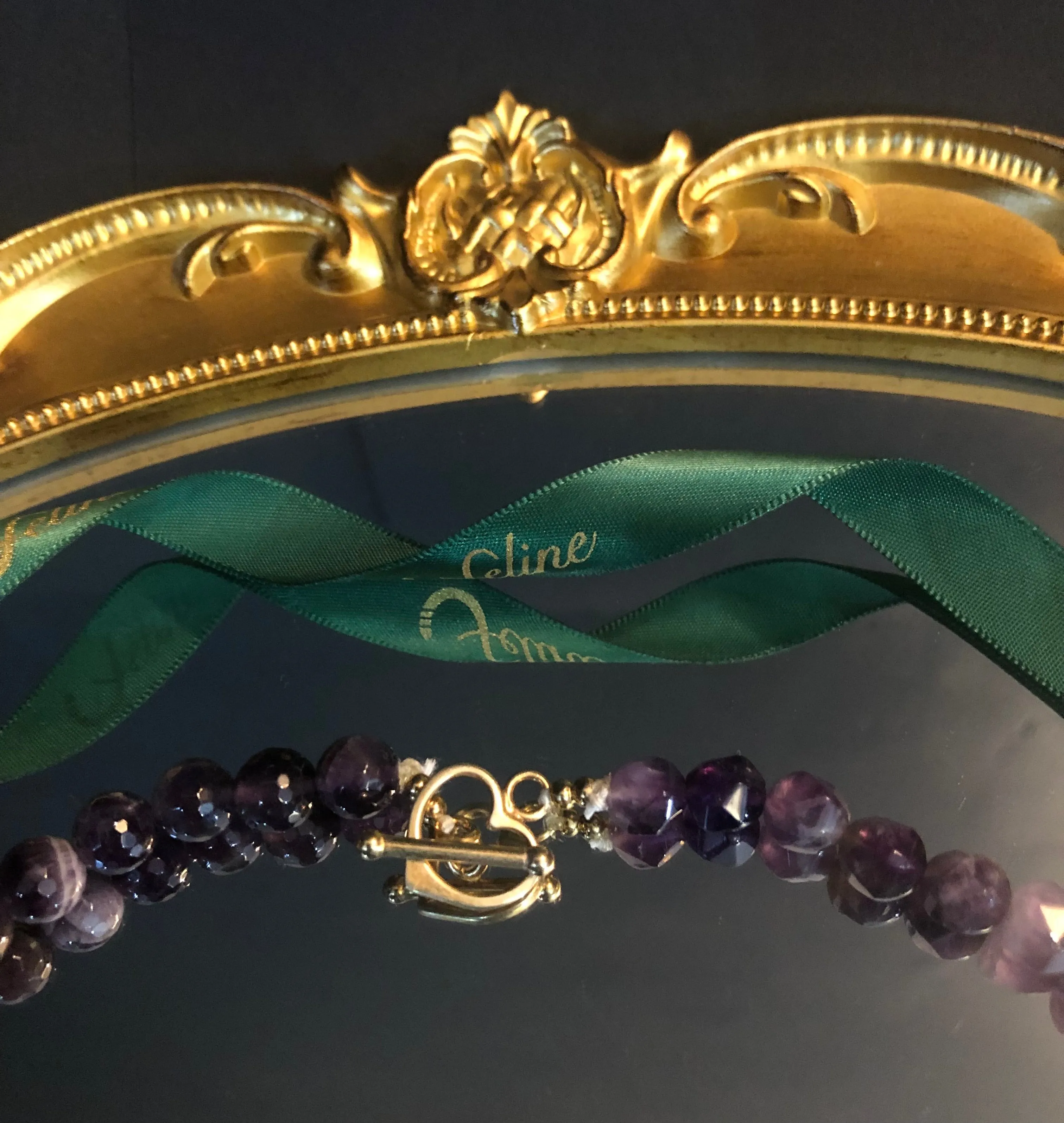 Luna Amethyst   Pearl Chocker