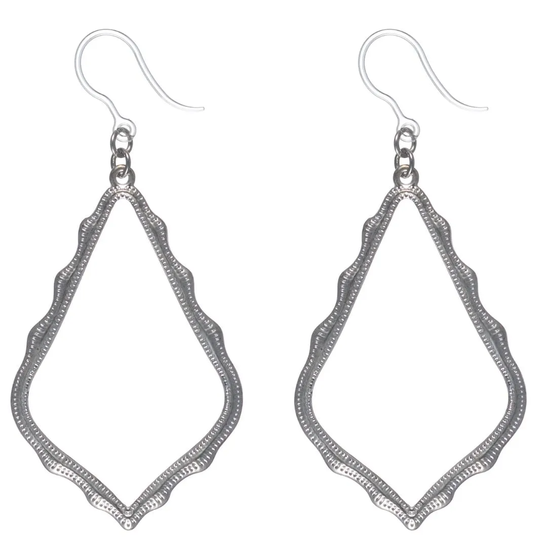 Medium Chandelier Dangles Hypoallergenic Earrings for Sensitive Ears Made with Plastic Posts