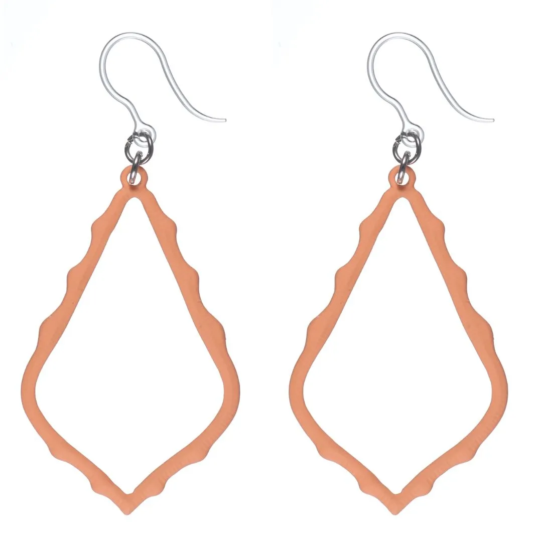 Medium Chandelier Dangles Hypoallergenic Earrings for Sensitive Ears Made with Plastic Posts