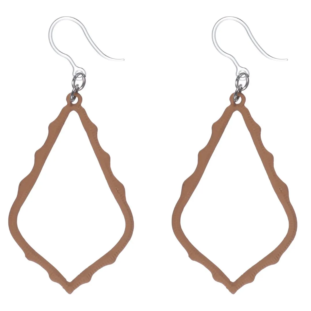 Medium Chandelier Dangles Hypoallergenic Earrings for Sensitive Ears Made with Plastic Posts